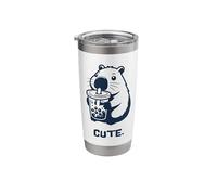 Cute Bubble Tea Hamster Anime Kawaii Cute Stainless Steel Insulated Tumbler