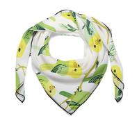 Cute Budgie Birds Women's Silk Feeling Scarf Hair Scarves Square Headscarf Neckerchief Shawl Wrap