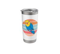 Cute Budgie Budgie Lover Parakeet Lovers Budgerigar Birds Stainless Steel Insulated Tumbler