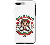 Cute Bulgarian Girl in Traditional Folk Dress for Kids Case for iPhone 7 Plus/8 Plus