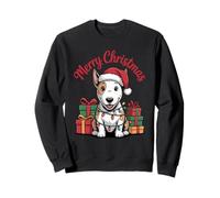Cute Bull Terrier Christmas Funny Bully Dog Lover Holiday Sweatshirt
