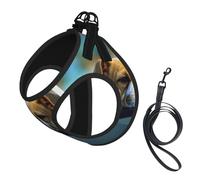 Cute Bulldog Compact Pet Suspender Vest-The Perfect Small Pet For A Comfortable Walk