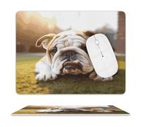 Cute Bulldog Puppy Mouse Pad Mouse Mat 10 X 8 Inch