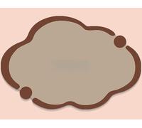 Cute Bulletin Board,Felt Bulletin Board Push Pin Boards,Self Adhesive Corkboard Alternative,Boho Decorative Picture Boards for Home Office School (Camel,50×80cm)