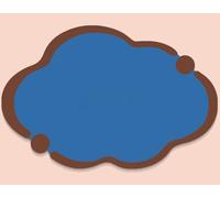 Cute Bulletin Board,Felt Bulletin Board Push Pin Boards,Self Adhesive Corkboard Alternative,Boho Decorative Picture Boards for Home Office School (Dark Blue,50×80cm)