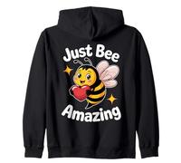 Cute Bumble Bee Amazing For Kindergarten Teachers Kids Zip Hoodie
