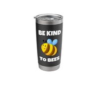 Cute Bumble Bee Be Kind to Bees for Women Kids Men Stainless Steel Insulated Tumbler