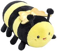 Cute Bumble bee Stuffed Animals Honey bee Plush Doll Yellow Bee Toys for Kids Plushies Bumblebee Stuffed Hugging Honeybee Pillow Throw Gift for Kids or Lovers (25cm)