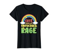 Cute Bundle of Unfocused Rage Value Graphic T-Shirt, Women, Black, XL