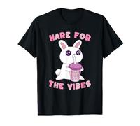 Cute Bunny Boba Tea Vibes Kawaii Animal Lover T-Shirt