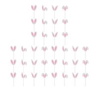 Cute Bunny Cake Topper, Decorative Rabbit Ears Ornament, 5 Inch Easter Cake Decoration with Pastel Design, Holiday Dessert Accent, Festive Accent with Whimsical Style, Display for Cakes Desserts