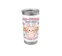 Cute Bunny Choice Pride Body Autonomy Graphic Stainless Steel Insulated Tumbler