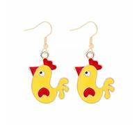 Cute Bunny Dangling Earrings Happy Easter Egg Carrot Earring Easter Earrings Cute Earrings Earrings Jewelry for Women (X, One Size)