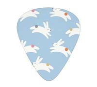 Cute Bunny Guitar Picks 12 Pcs, Acoustic Essential Thick And Thin Plectrums Students 0.46 0.96 0.71 M
