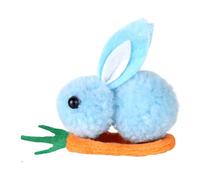 Cute Bunny Hair Clip | Plush Cartoon Bunny Carrot Barrettes, Easter Day Hair Accessories for Girls and Women, one size, Zinc, No Gemstone