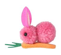 Cute Bunny Hair Clip | Plush Cartoon Bunny Carrot Barrettes, Easter Day Hair Accessories for Girls and Women, one size, Zinc, No Gemstone