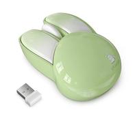 Cute Bunny Mouse Batteried Wireless Silent Soundless