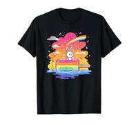 Cute Bunny On Rainbow Popsicle Dream T-Shirt