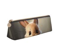 Cute Bunny Print Students Supplies Higher Capacity Pencil Pouch Pen Case School Travel Office Desk