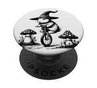 Cute Bunny Rabbit wearing a Wizard hat Castlecore PopSockets Adhesive PopGrip