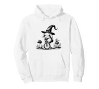 Cute Bunny Rabbit wearing a Wizard hat Castlecore Pullover Hoodie