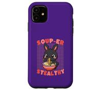 Cute Bunny Ramen Soup Thief Funny Food Lover Case for iPhone 11