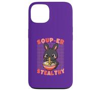 Cute Bunny Ramen Soup Thief Funny Food Lover Case for iPhone 13