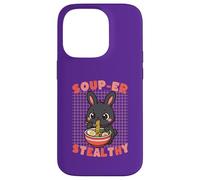 Cute Bunny Ramen Soup Thief Funny Food Lover Case for iPhone 14 Pro