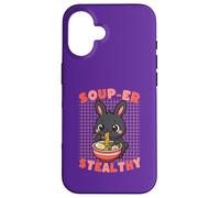 Cute Bunny Ramen Soup Thief Funny Food Lover Case for iPhone 16