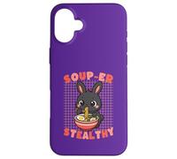 Cute Bunny Ramen Soup Thief Funny Food Lover Case for iPhone 16 Plus