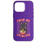 Cute Bunny Ramen Soup Thief Funny Food Lover Case for iPhone 16 Pro