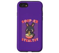 Cute Bunny Ramen Soup Thief Funny Food Lover Case for iPhone SE (2020) / 7/8