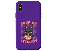 Cute Bunny Ramen Soup Thief Funny Food Lover Case for iPhone X/XS