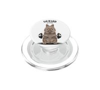 Cute Bunny Weightlifting Gym Graphic for Rabbit Lovers PopSockets PopGrip for MagSafe