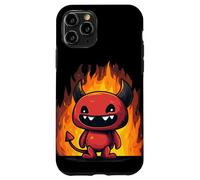 Cute Burning Cartoon Fire Devil Case for iPhone 11 Pro