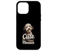 Cute But A Total Menace Funny Maltipoo Dog Quote Case for iPhone 12 Pro Max