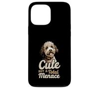 Cute But A Total Menace Funny Maltipoo Dog Quote Case for iPhone 13 Pro Max