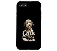 Cute But A Total Menace Funny Maltipoo Dog Quote Case for iPhone SE (2020) / 7/8