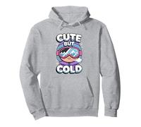 Cute But Cold Funny Skier Skiing Snowboarding Snowboarder Pullover Hoodie