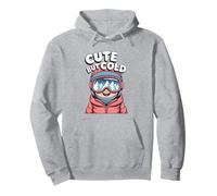 Cute But Cold Funny Skier Skiing Snowboarding Snowboarder Pullover Hoodie