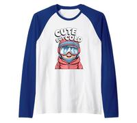 Cute But Cold Funny Skier Skiing Snowboarding Snowboarder Raglan Baseball Tee