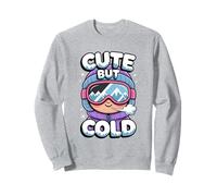 Cute But Cold Funny Skier Skiing Snowboarding Snowboarder Sweatshirt