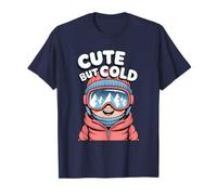 Cute But Cold Funny Skier Skiing Snowboarding Snowboarder T-Shirt