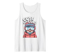 Cute But Cold Funny Skier Skiing Snowboarding Snowboarder Tank Top