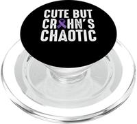 Cute But Crohn's Chaotic Disease PopSockets PopGrip for MagSafe