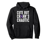 Cute But Crohn's Chaotic Disease Pullover Hoodie
