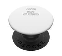 Cute but Cursed - sarcastic gifts for women and men PopSockets Adhesive PopGrip