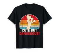 Cute But Dangerous Girl Karate Taekwondo Boxing Girl T-Shirt