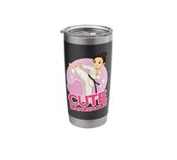 Cute But Dangerous Judo Karate Ninja Mixed Martial Arts Stainless Steel Insulated Tumbler