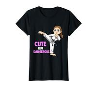 Cute but Dangerous Karate Girl Fighter T-Shirt